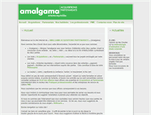 Tablet Screenshot of amalgama.biz